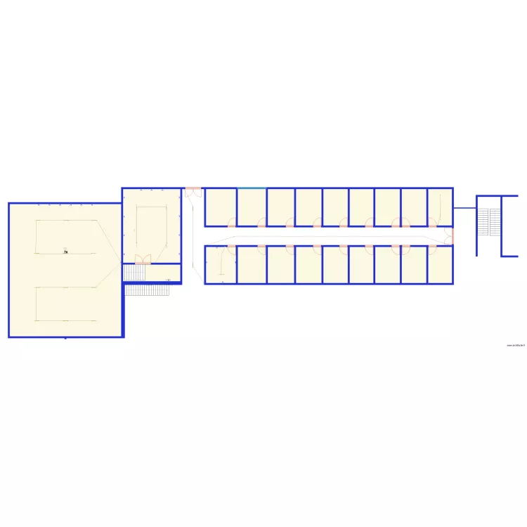 eelectrification ENS. Floor plan with 