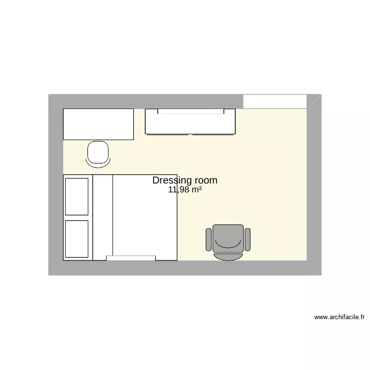 Projet de Maths. Floor plan with 