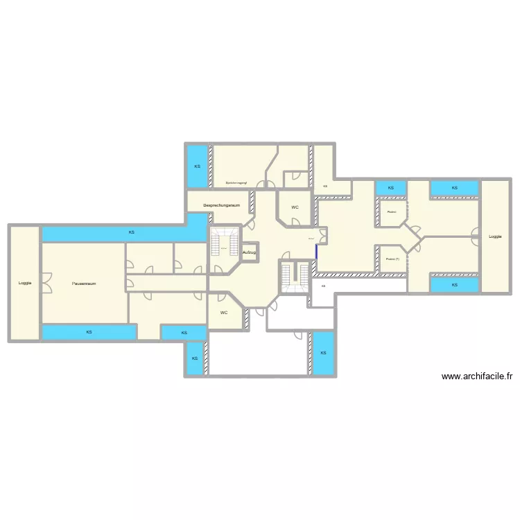 Vistec Dachgeschoss ohne HB. Floor plan with 40 and 695 m² Vistec Dachgeschoss ohne HB. Floor plan with 40 and 695 m²