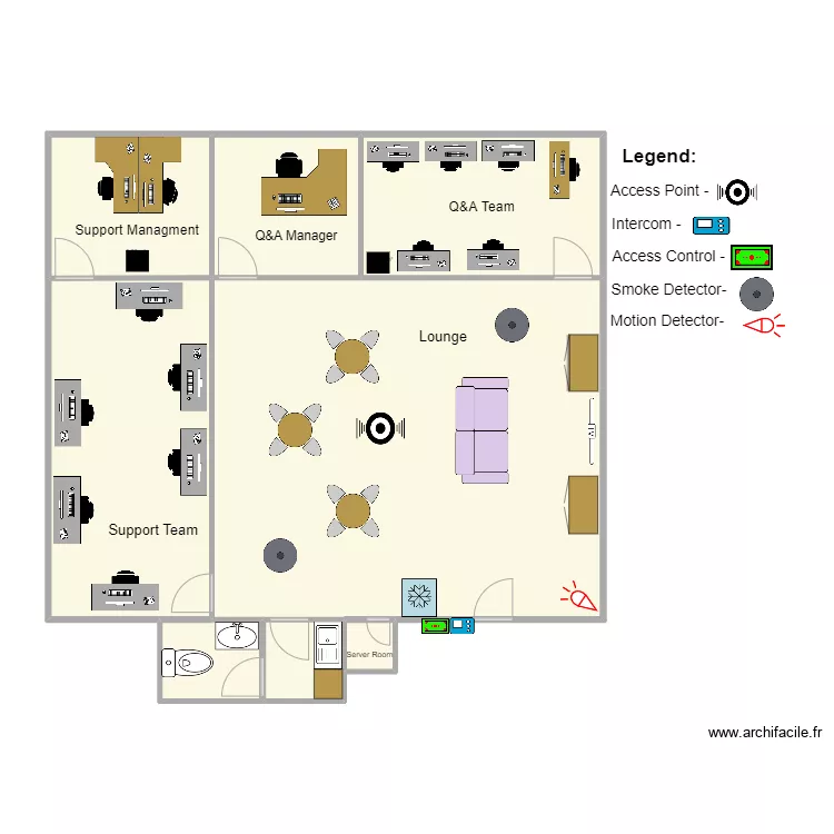 Utopia Finance & Q&A. Floor plan with 