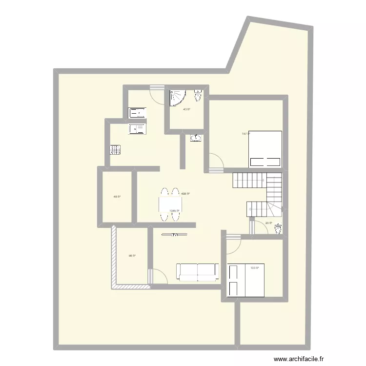 Plan2. Floor plan with 