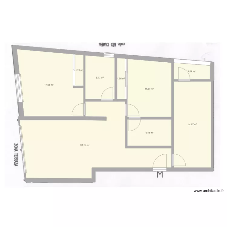 RioCamba6C4M. Floor plan with 