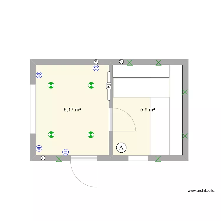 Ahosson. Floor plan with Ahosson. Floor plan with