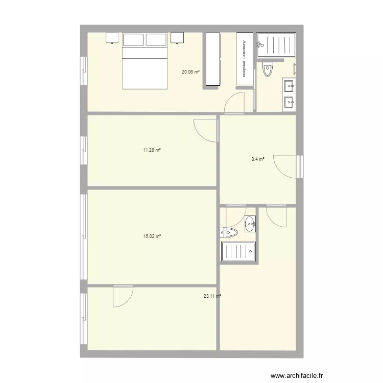 Hermano Dias base 2. Floor plan with 