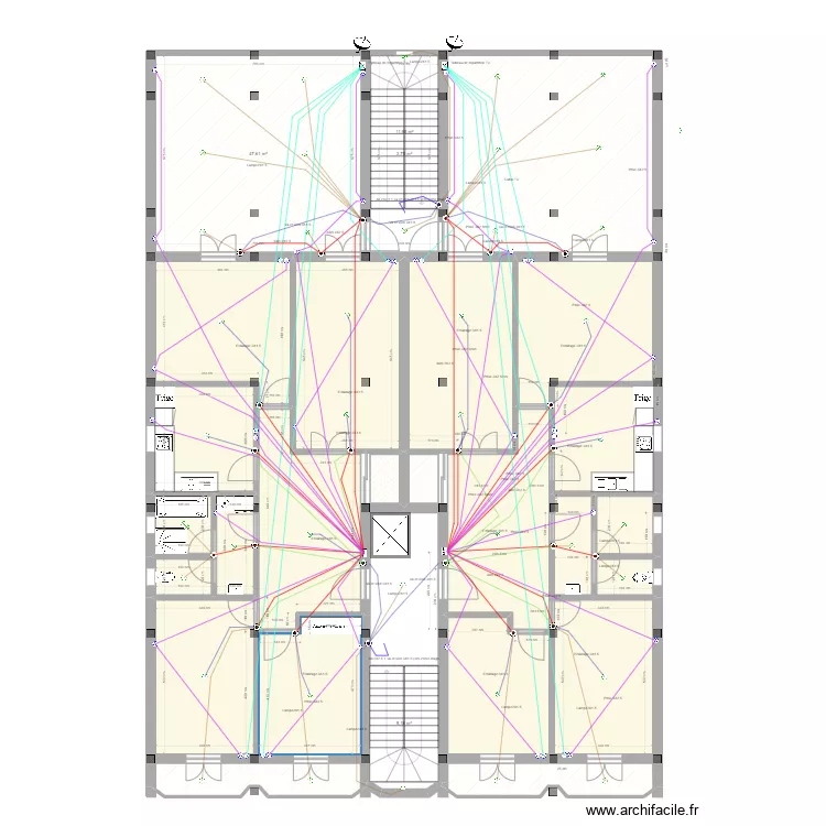 Ben hamrouche monir. Floor plan with 