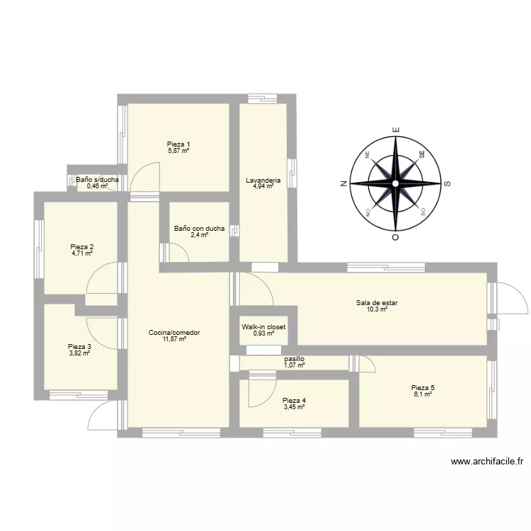 casa. Floor plan with casa. Floor plan with