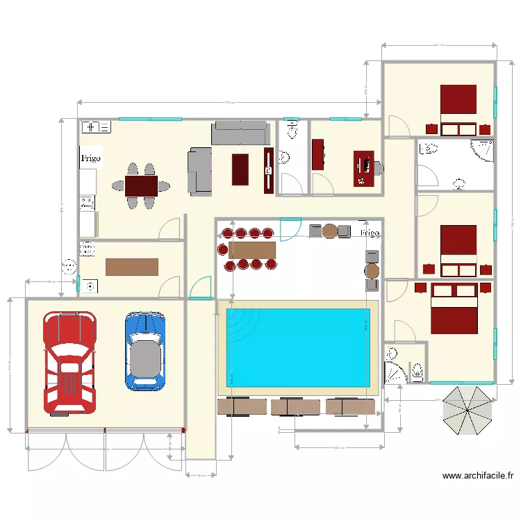 Rucamazi. Floor plan with 