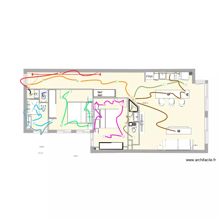 iluminacion  1 jorje juan 22. Floor plan with 