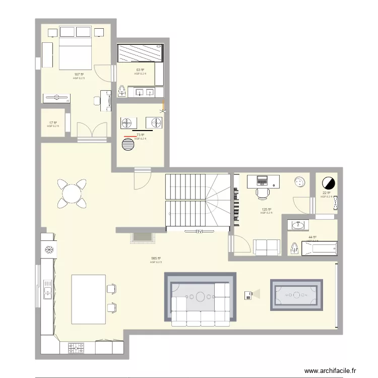 11022W143TOPKS Basement. Floor plan with 