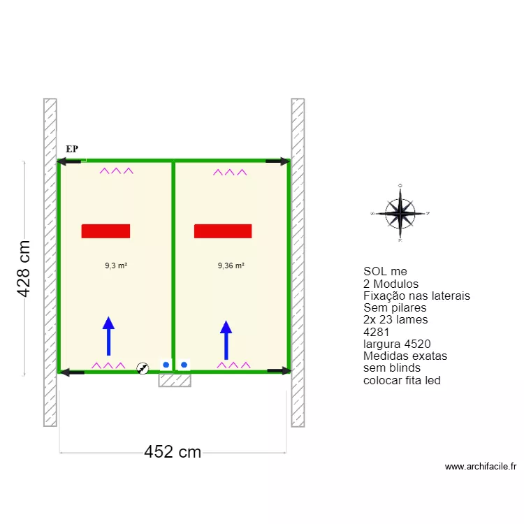 Jorge Rocha- Tavira. Floor plan with 