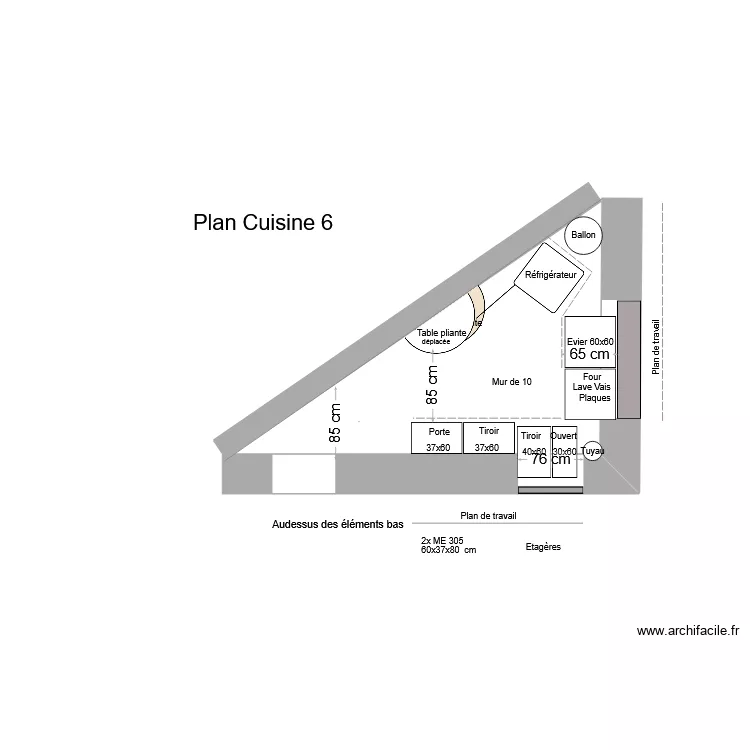 55RL 2D Plan Cuisine 6 2024 12 16. Floor plan with 55RL 2D Plan Cuisine 6 2024 12 16. Floor plan with