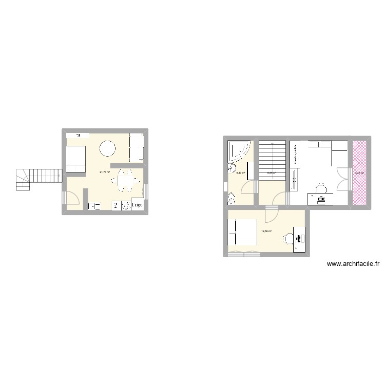 ma maison. Floor plan with 0 room and 0 m2