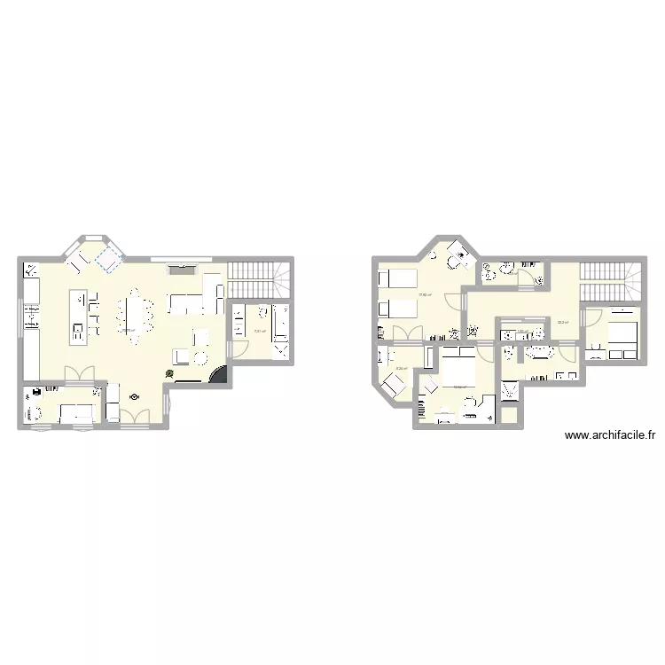 home #1. Floor plan with 