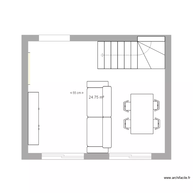 augusta menjador. Floor plan with 