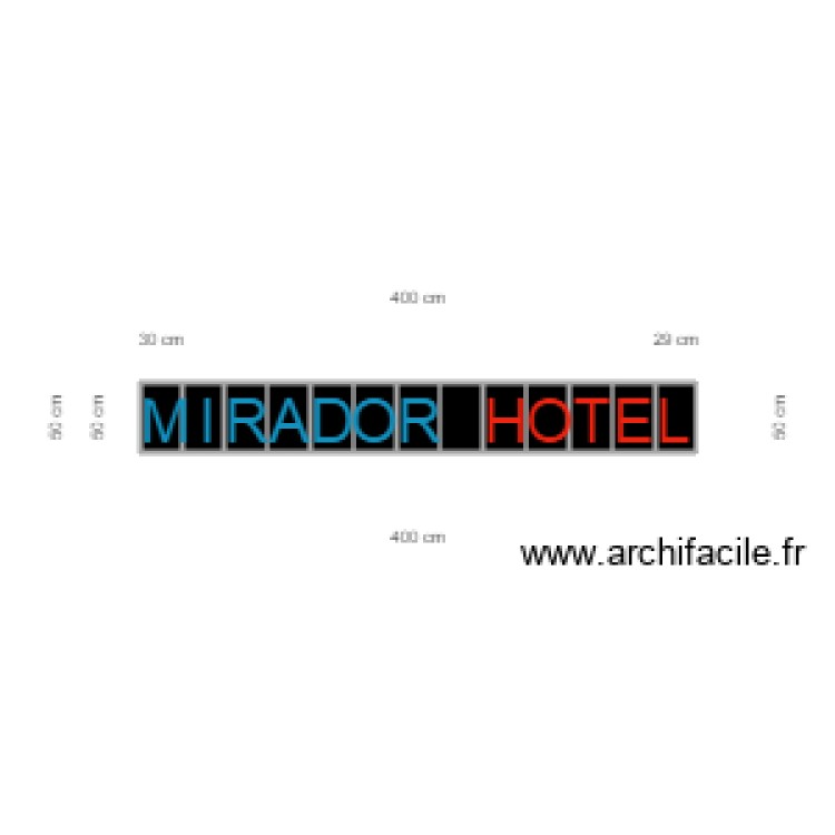 Panneau mirador. Floor plan with 0 room and 0 m2