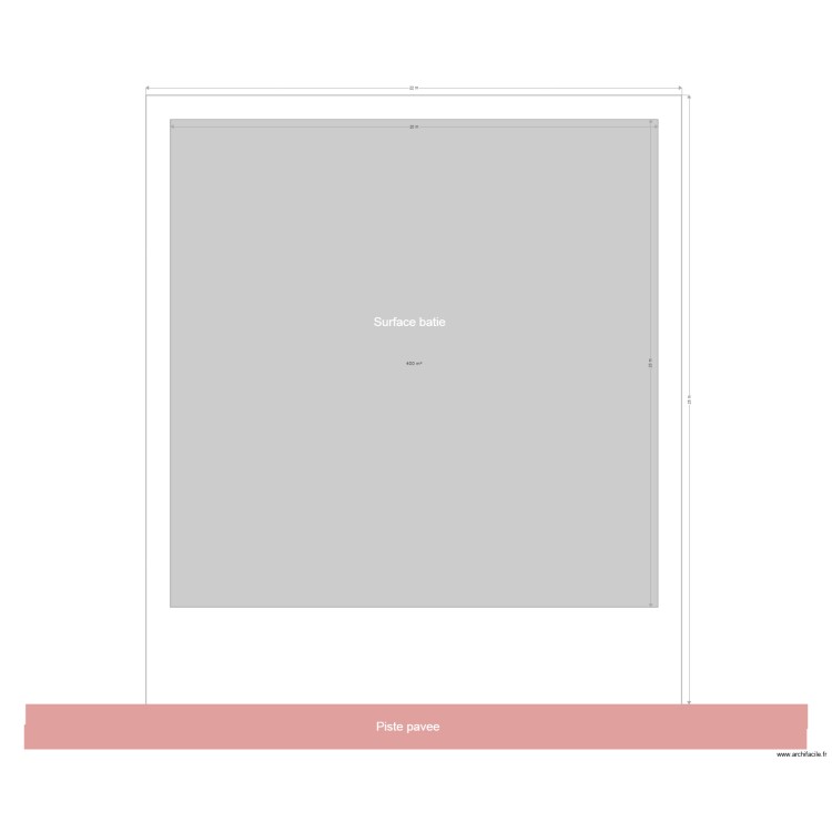 surface batie bwiza. Floor plan with 0 room and 0 m2