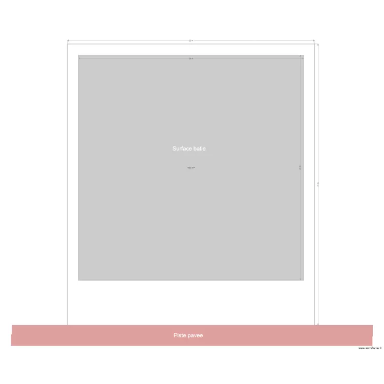 surface batie bwiza. Floor plan with 