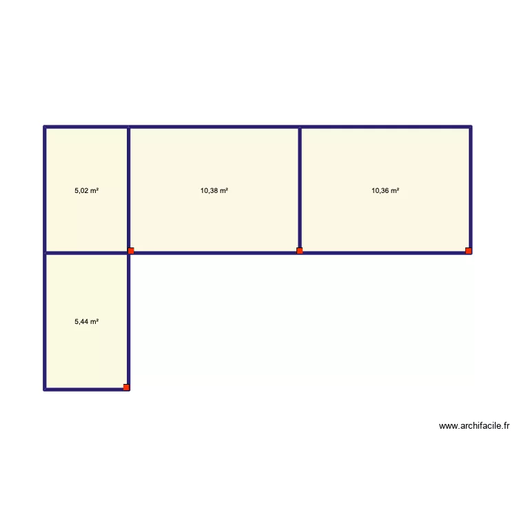 Dantes. Floor plan with 4 and 31 m² Dantes. Floor plan with 4 and 31 m²