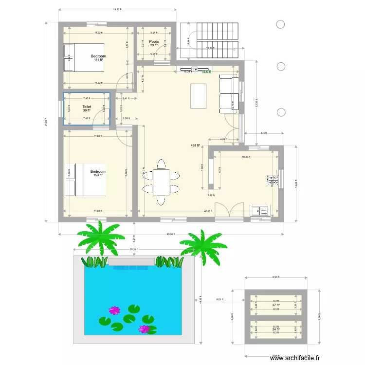 house. Floor plan with 