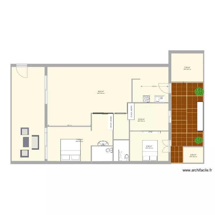 Plano Andratx Marta ModificasdoNOv2020. Floor plan with 
