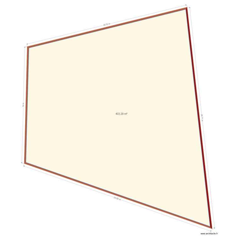 parcelle rucamazi. Floor plan with 0 room and 0 m2