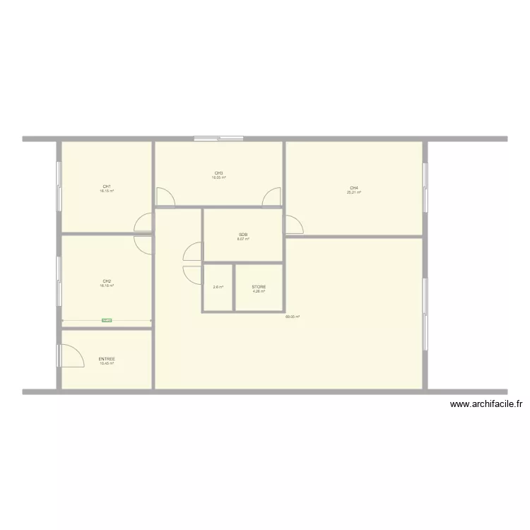TENTE. Floor plan with 
