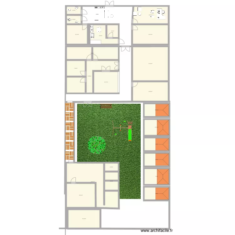 criadero. Floor plan with 