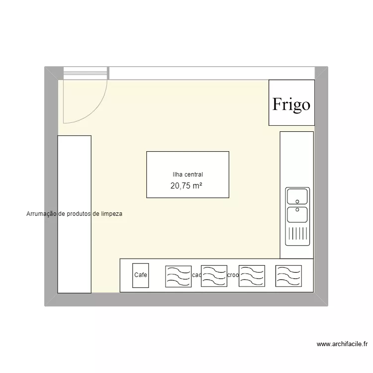 Copa. Floor plan with 