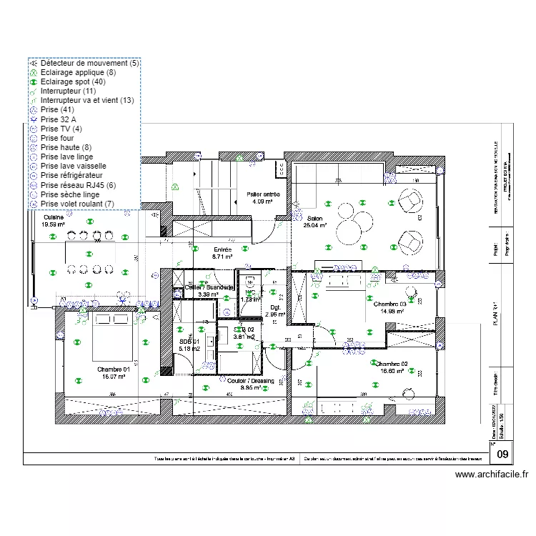 R+1. Floor plan with R+1. Floor plan with