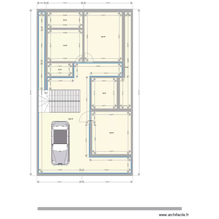 New Plan. Floor plan with 