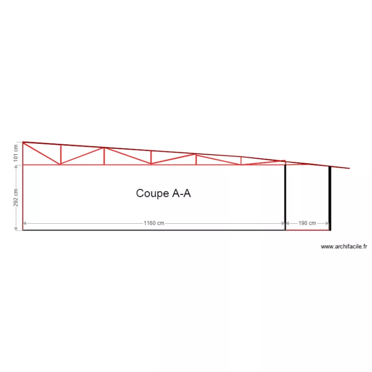 coupes. Floor plan with 