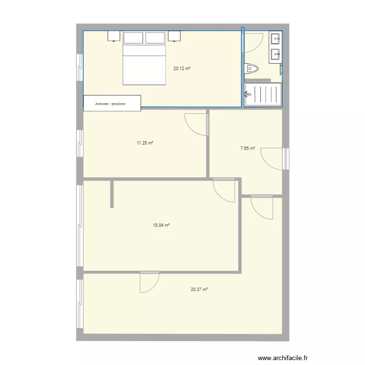 Hermano Dias base 1. Floor plan with 