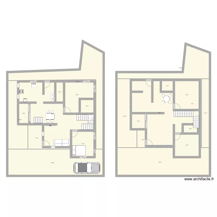 Plan1. Floor plan with 