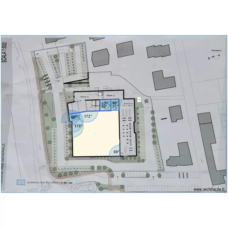 gennaio 1756. Floor plan with 