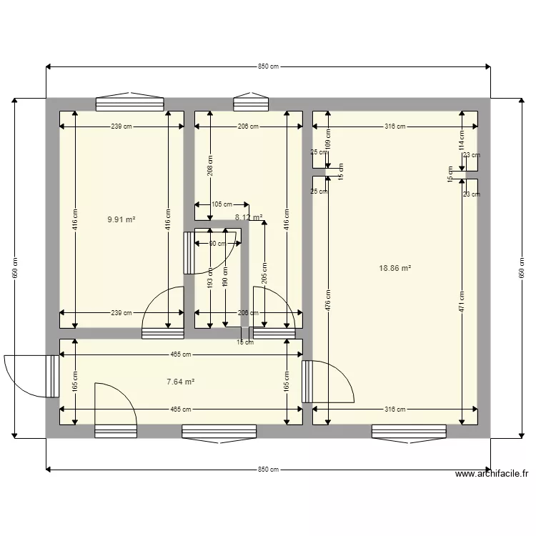 1805. Floor plan with 1805. Floor plan with