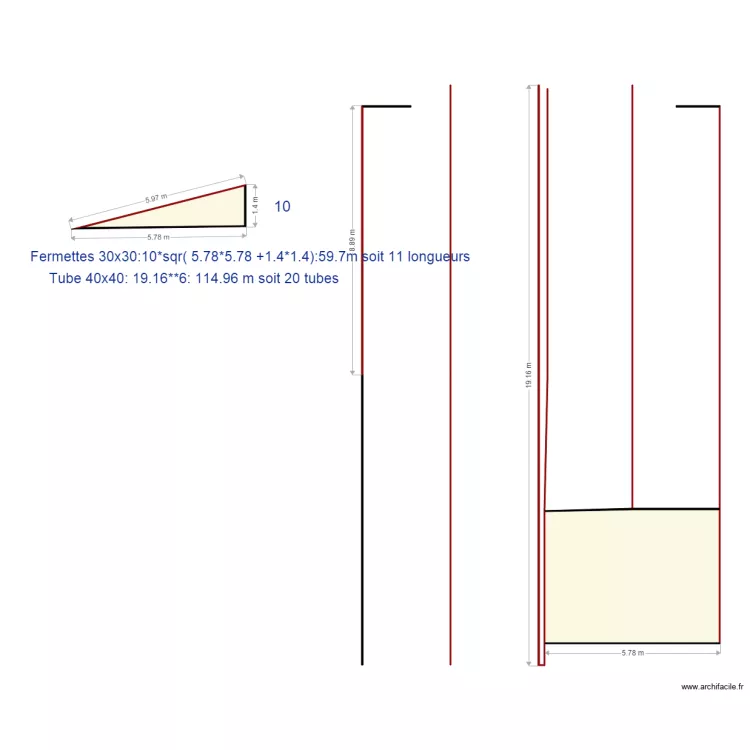 ngagara Q10 tubes container. Floor plan with 