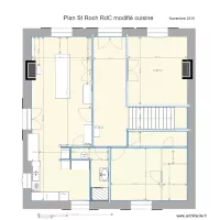 St Roch RdC modifi&eacute; cuisine agrandie 1