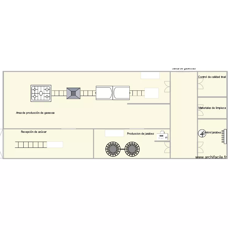 Produccion KR. Floor plan with 