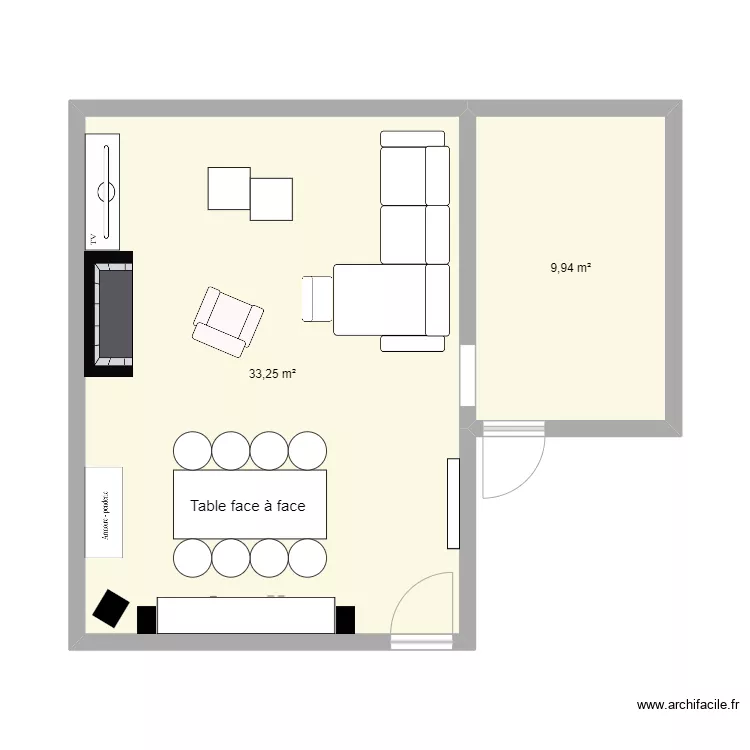 living 1. Floor plan with 