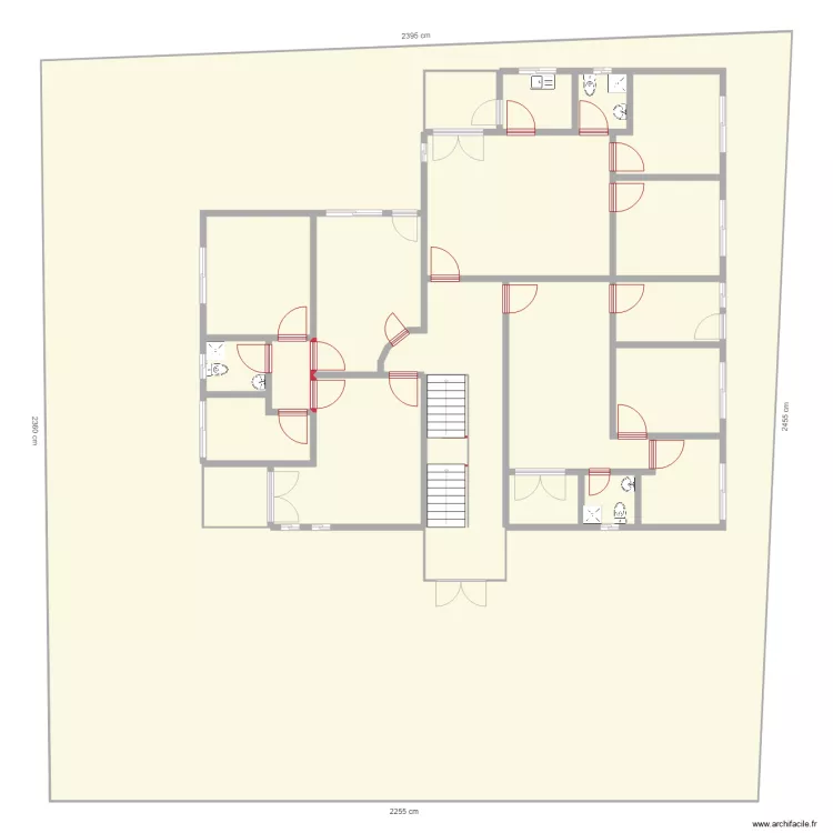 appartements INSS. Floor plan with 
