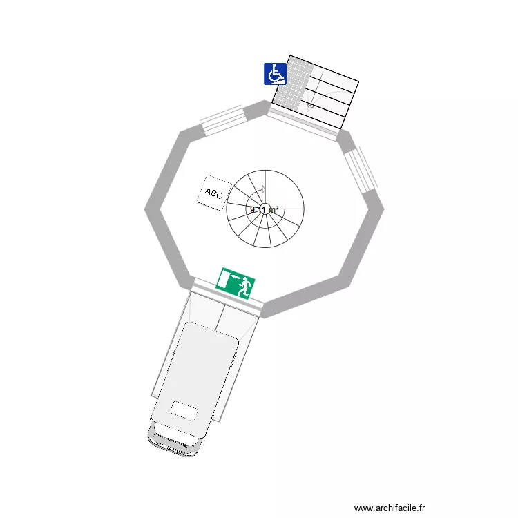 modulos. Floor plan with 