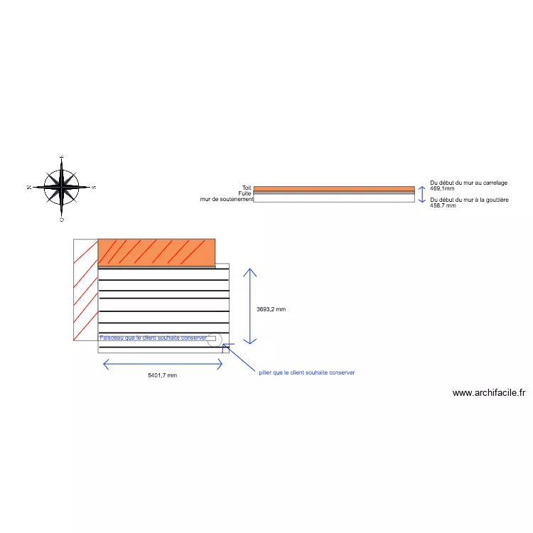 Pergola Ilidio Silva. Floor plan with Pergola Ilidio Silva. Floor plan with