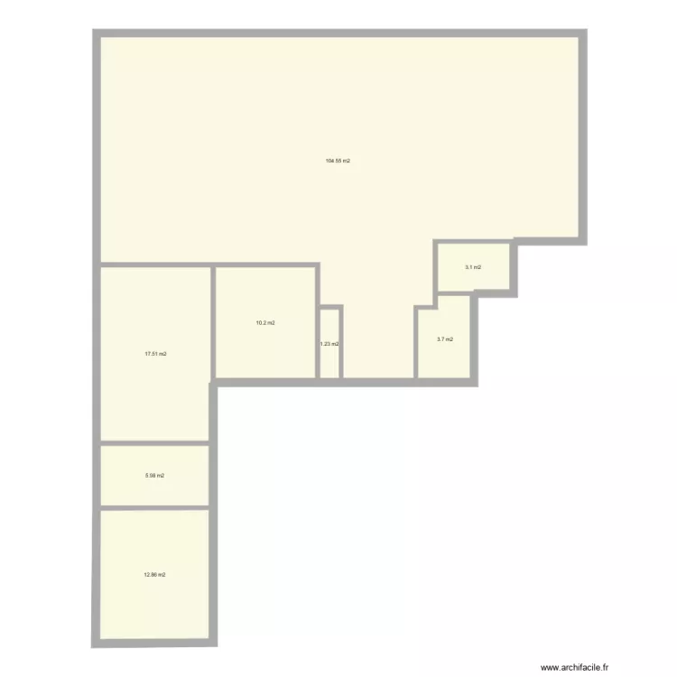 plan1. Floor plan with 
