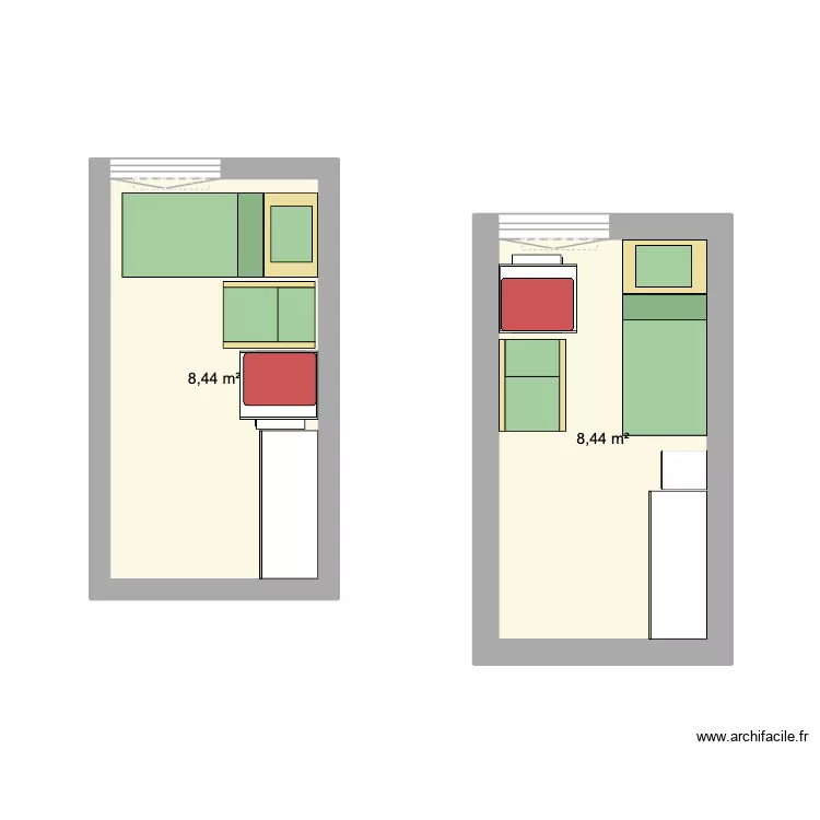Oli. Floor plan with 2  and 17 m²