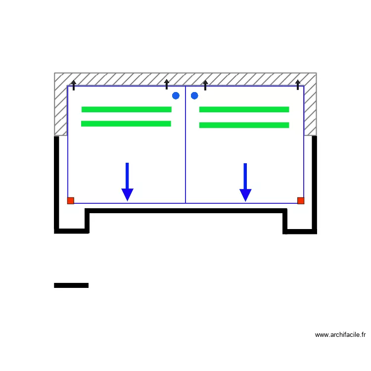 Maria AREIA 1er Etage. Floor plan with 