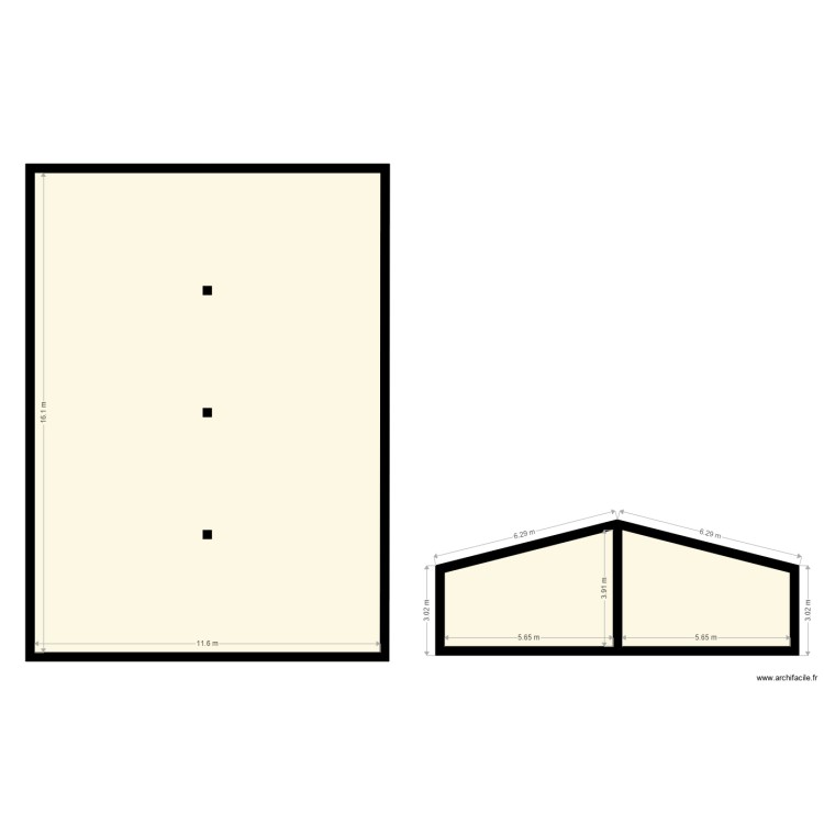 premier hangar size. Floor plan with 0 room and 0 m2