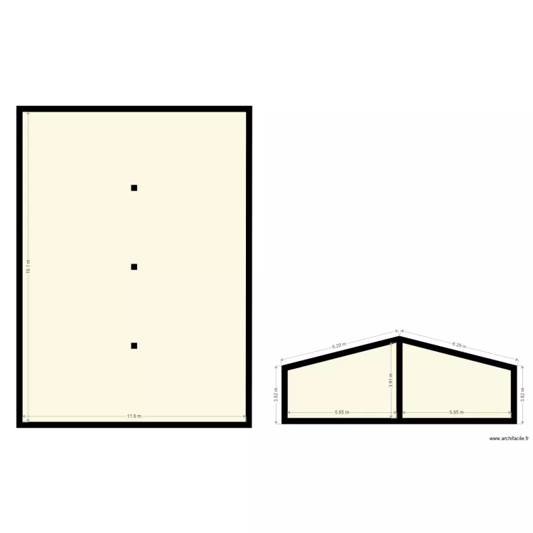 premier hangar size. Floor plan with 