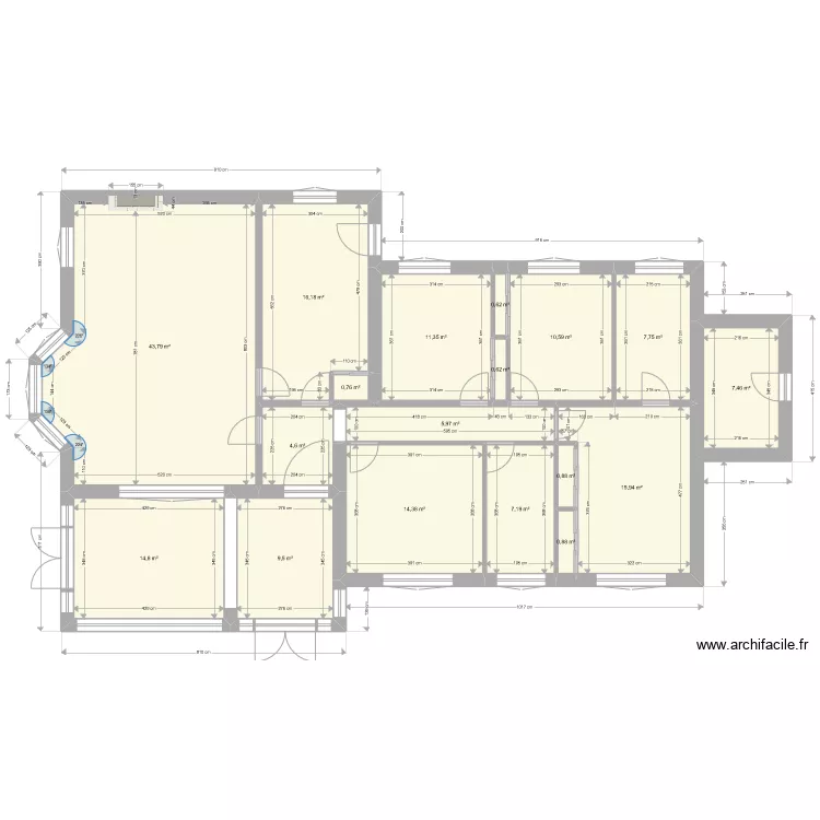 casa1. Floor plan with 