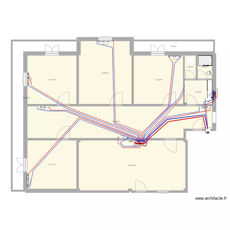 salle de bin bouhabila 2. Floor plan with 