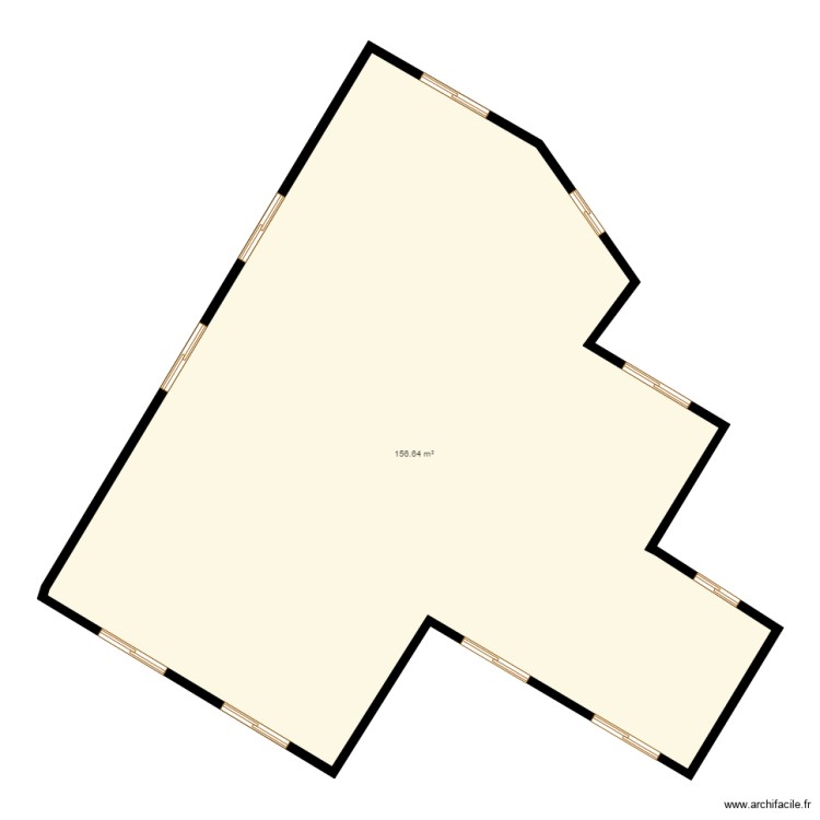 surface batie etage. Floor plan with 0 room and 0 m2